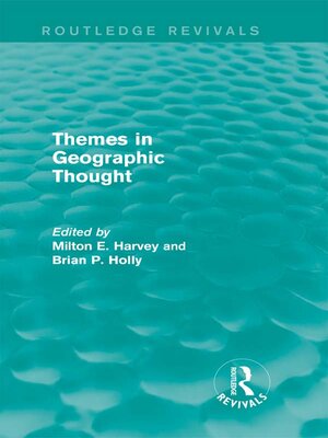 cover image of Themes in Geographic Thought (Routledge Revivals)